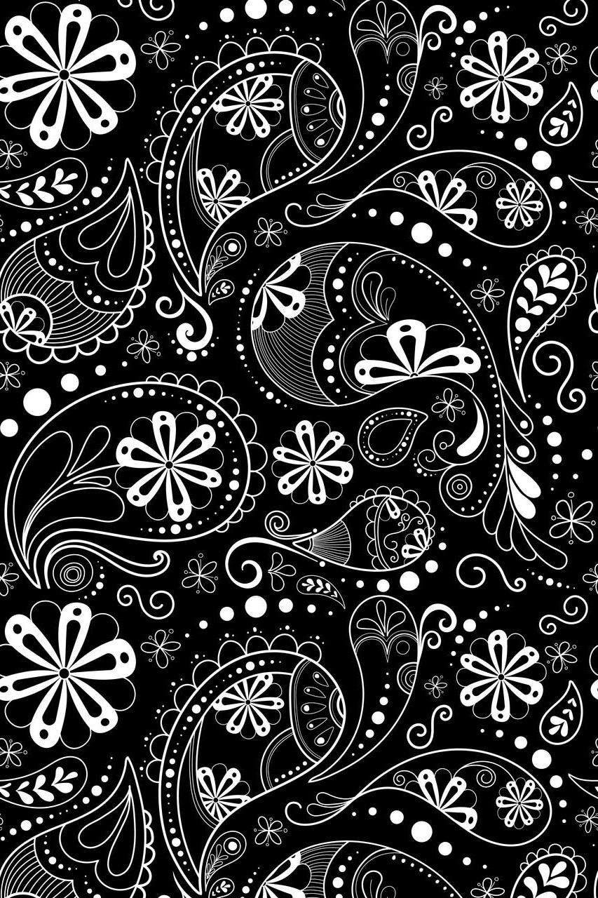 seamai 传统印度佩斯利花纹样式（Paisley Pattern）