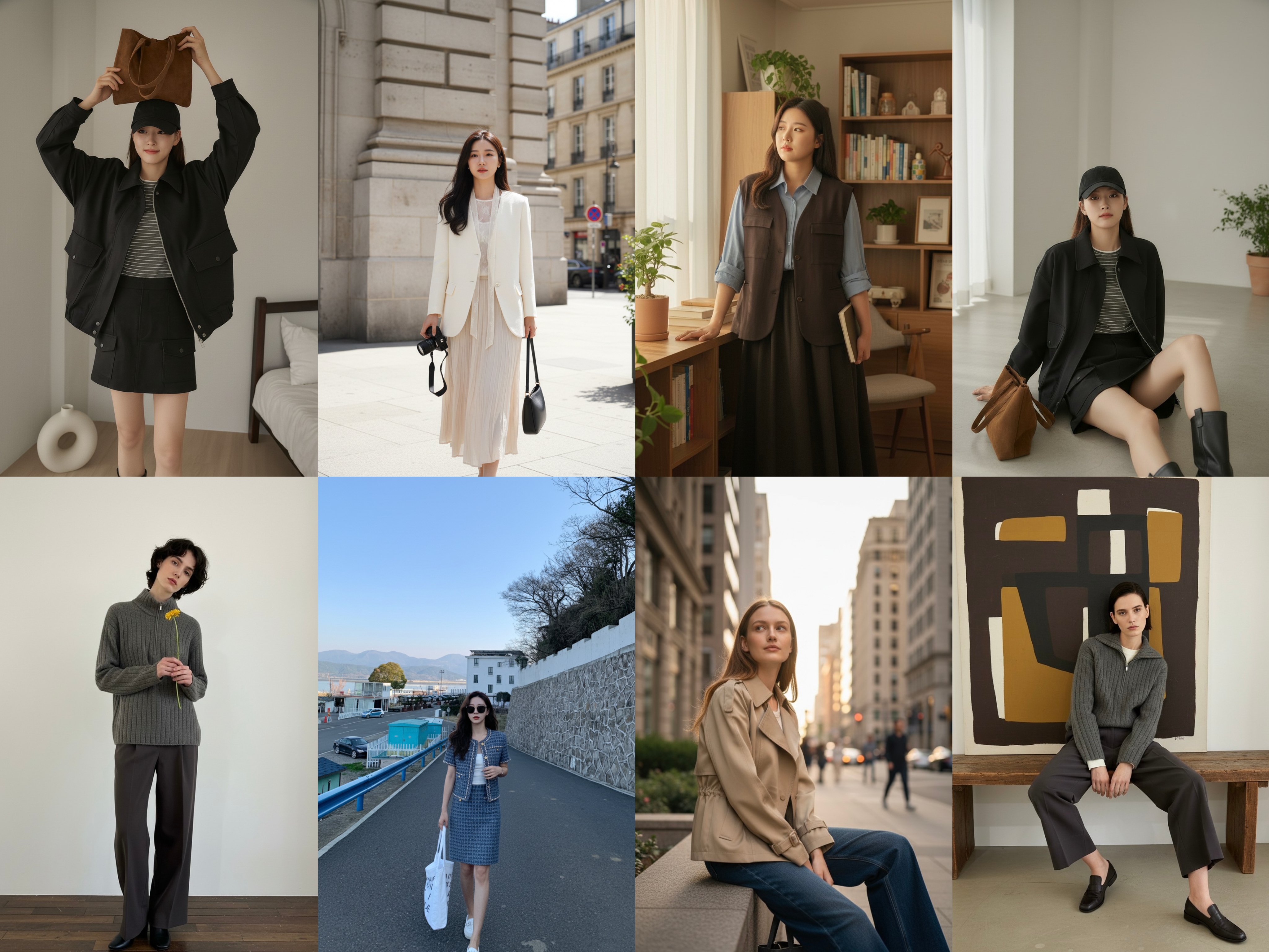 SeamAI第三期虚拟模特试衣效果图