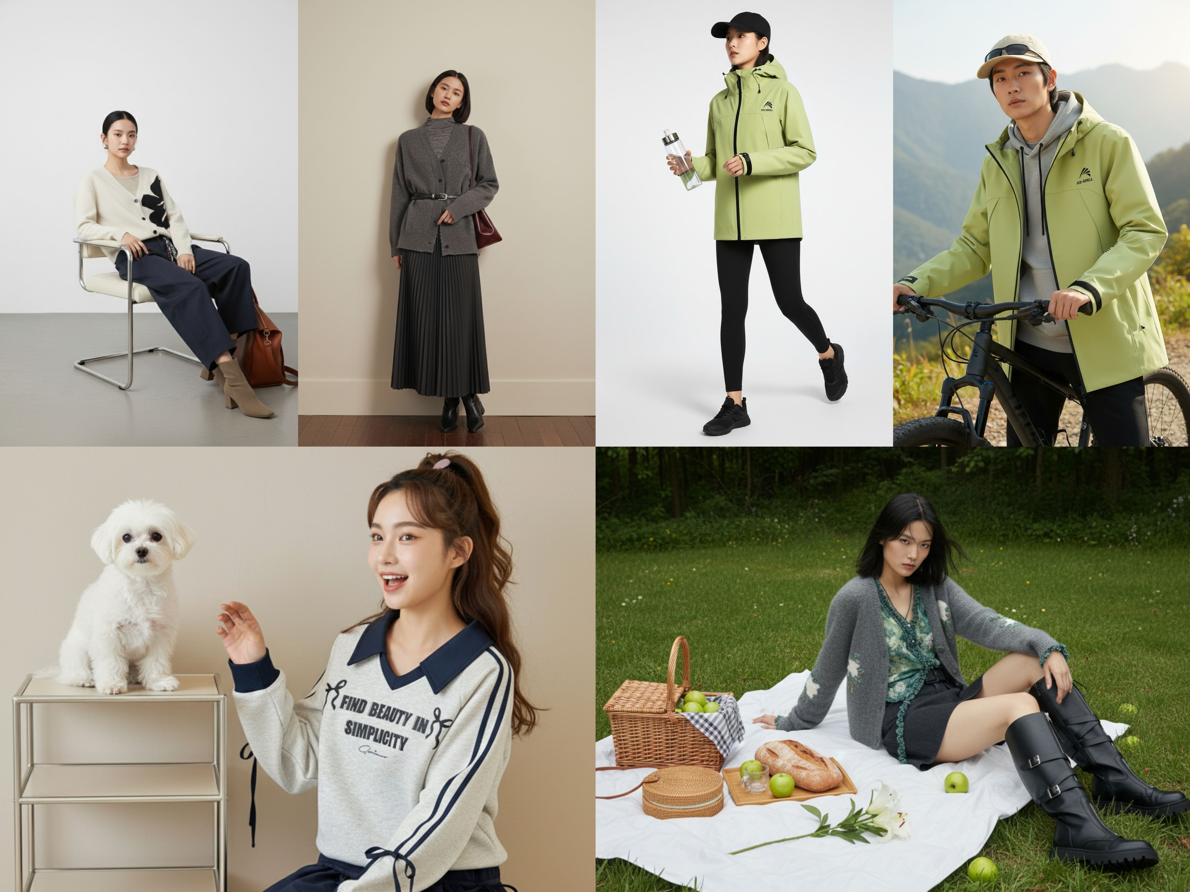 SeamAI第五期虚拟模特试衣效果图