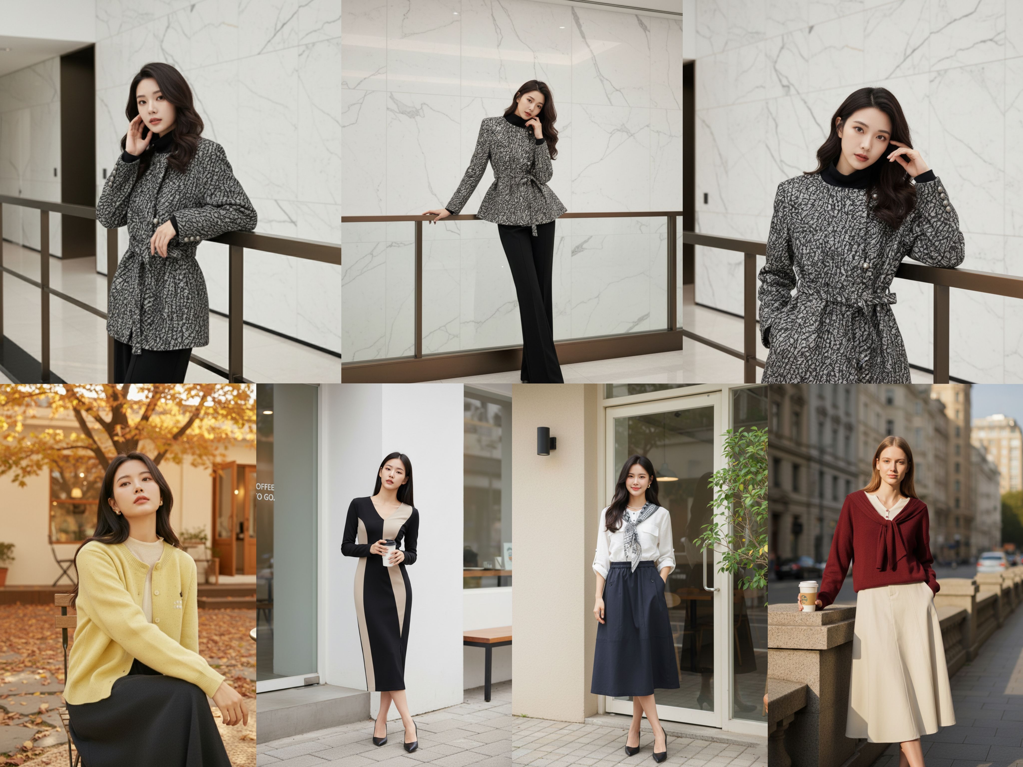 SeamAI第六期虚拟模特试衣效果图